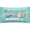 Hershey's Kisses Limited Edition Christmas Candy, Sugar Cookie Flavored White Crème Candy in Festive Holiday Foil, One 9 Oz (255 g) Bag